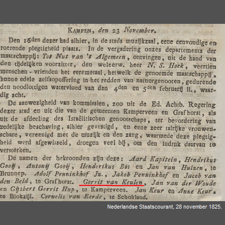 Nederlandse Staatscourant, 28 november 1825