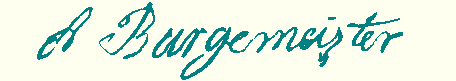 handtekening A.(. Burgemeister