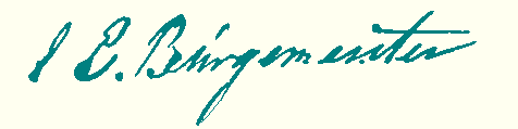 handtekening E.E. Burgemeister