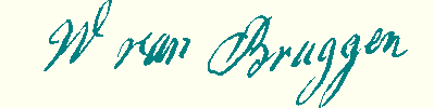 handtekening W.H. van Bruggen