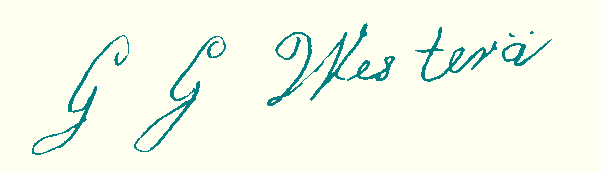 handtekening G.G. Westera