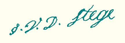 handtekening J.J. van der Steege