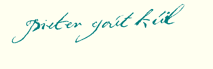 handtekening P.D. Collert/ Goutkuijl