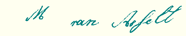 handtekening M. van Asselt