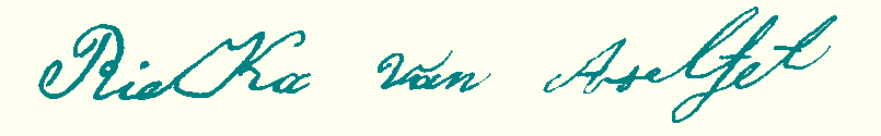 handtekening R. van Asselt