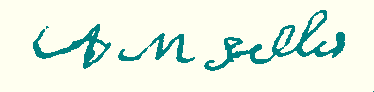 handtekening A.M. Sellis