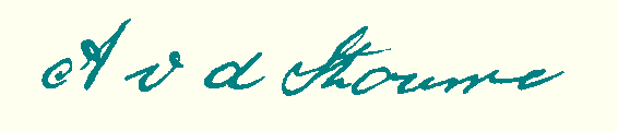 handtekening A.H. van der Stouwe