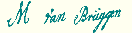 handtekening M. van Bruggen