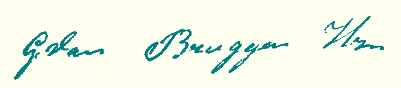 handtekening G.H. van Bruggen