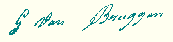 handtekening G.H. van Bruggen