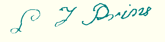 handtekening L.J. Prins