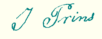 handtekening J.J. Prins