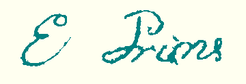 handtekening E.J. Prins