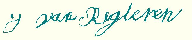 handtekening J.H. van Regteren