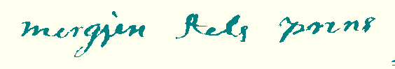 handtekening M.A. Prins