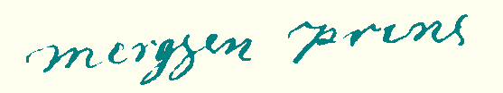 handtekening M.A. Prins