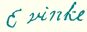 handtekening E.K. Vinke