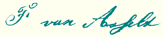 handtekening F. van Asselt