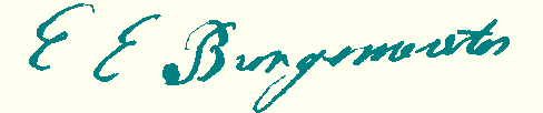 handtekening E.E. Burgemeister