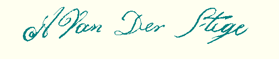 handtekening A.J. van der Stege