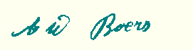 handtekening W.A. Boers
