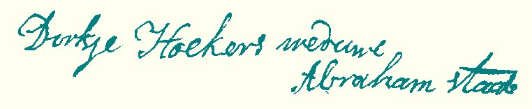 handtekening D. Hoekert