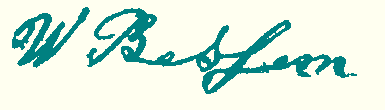 handtekening W.H. Bessem