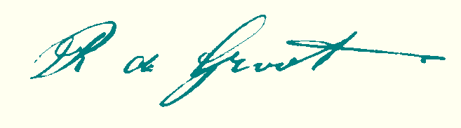 handtekening R. de Groot