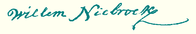 handtekening W. Nieuwbroek