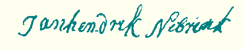 handtekening J.H.W. Nieuwbroek