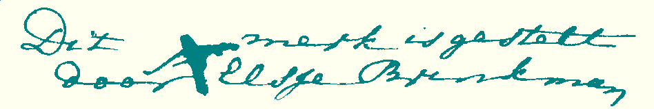 handtekening E. Brinckman